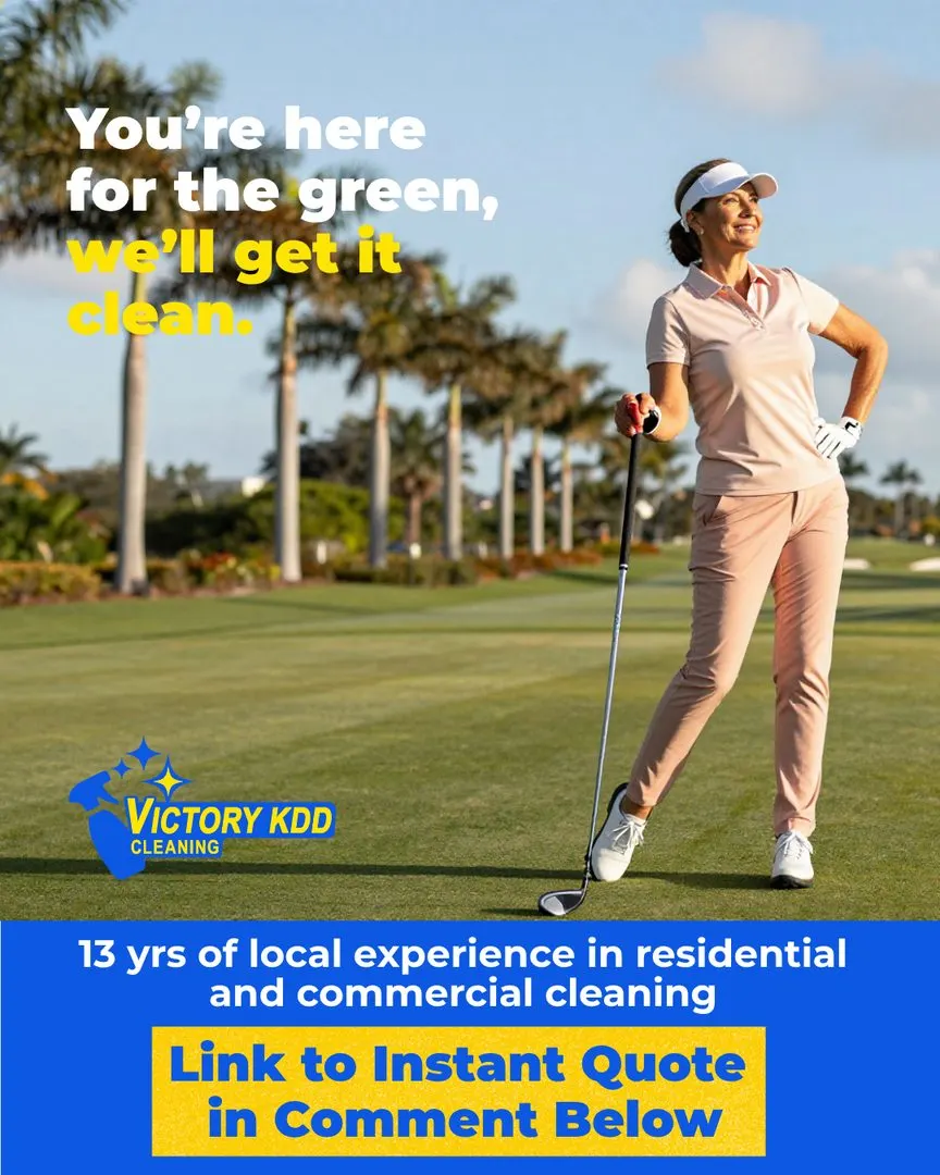 Victory KDD Cleaning social campaign - Florida problems post, variant B
