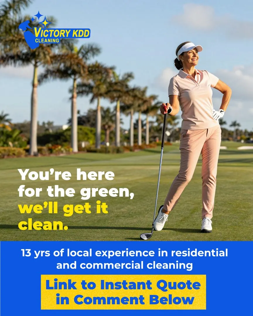 Victory KDD Cleaning social campaign - Florida problems post, variant C