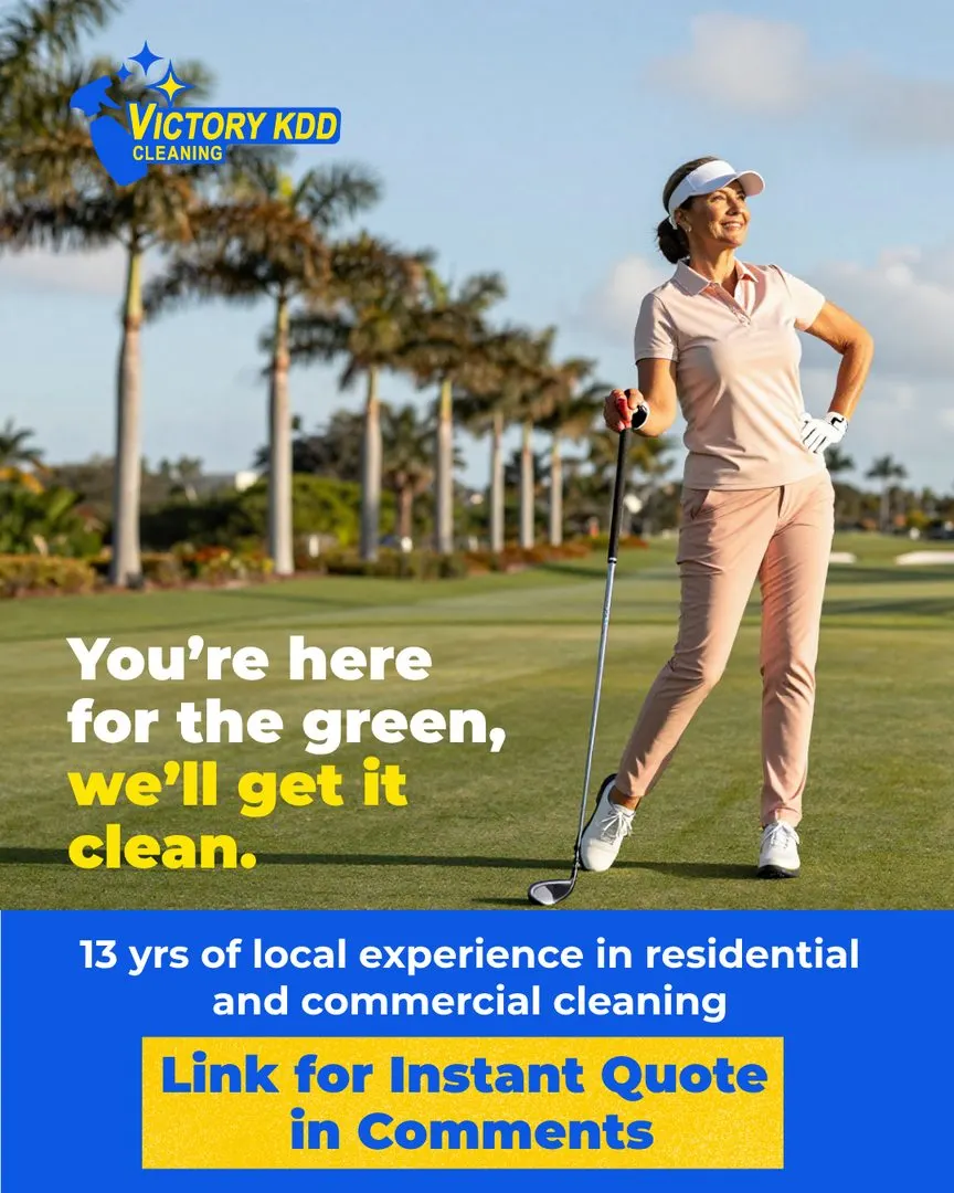 Victory KDD Cleaning social campaign - seasonal home post, variant A